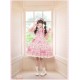 Mademoiselle Pearl Sanrio Hello Kitty Candy Themed Apron Blouse Salopette JSKs and OPs(Reservation/Full Payment Without Shipping)